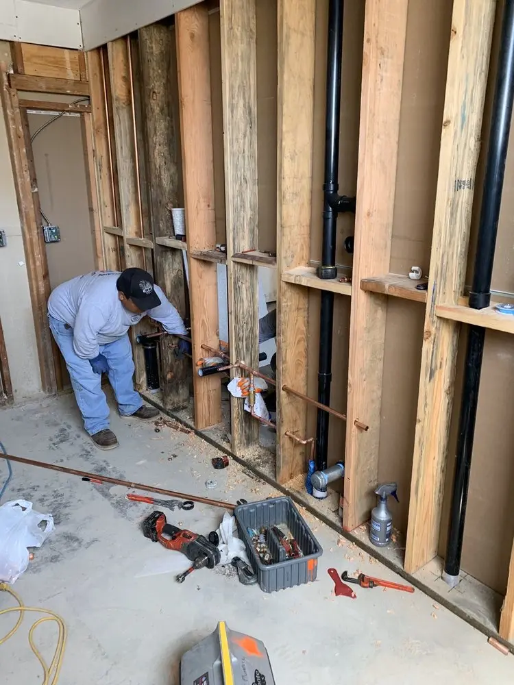 Commercial rough-in plumbing for Trenchless Sewer Repair in Arrowhead Lake